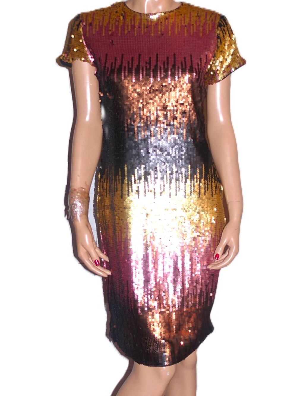 Marc Bouwer Unlimited Sequin Dress S